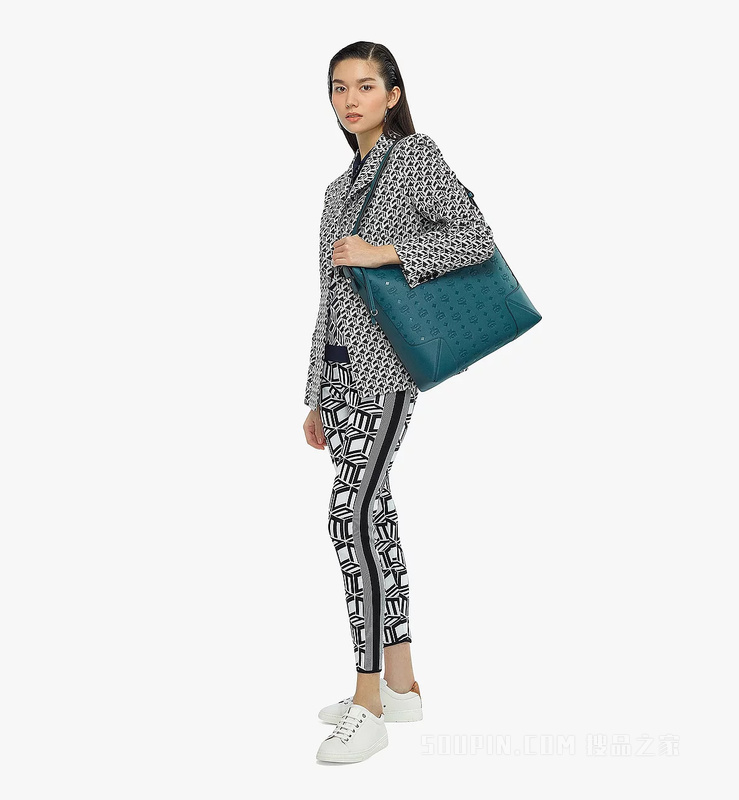 Large Aren Hobo in Monogram Leather