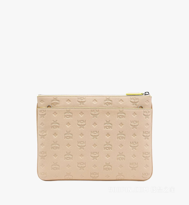 Medium Aren Crossbody Pouch in Monogram Leather