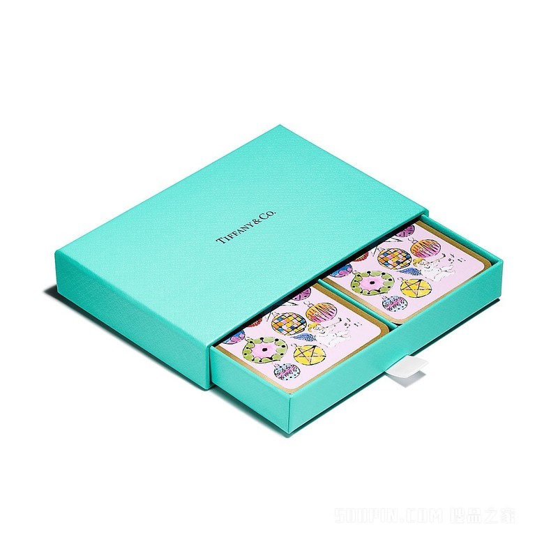 Tiffany & Co. x Andy Warhol 联名系列扑克牌，两件套