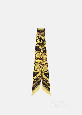 Barocco真丝围巾领带