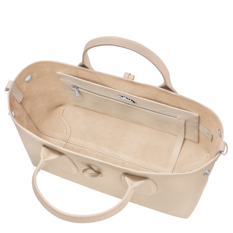 Roseau 手提包中号 - 米色