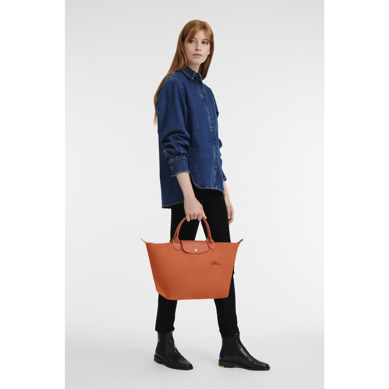 Le Pliage Green      手提包中号 - 橘色
