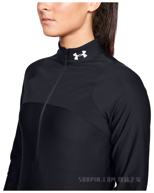 女士UA Qualifier 1/2拉链运动上衣