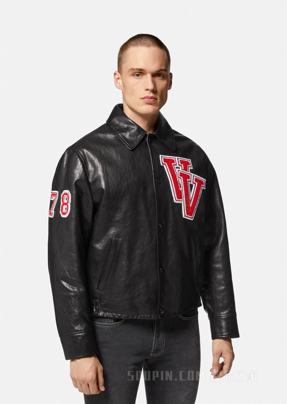 Varsity 皮夹克