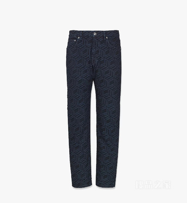 Men’s Cubic Monogram Denim Jeans in Sustainable Cotton