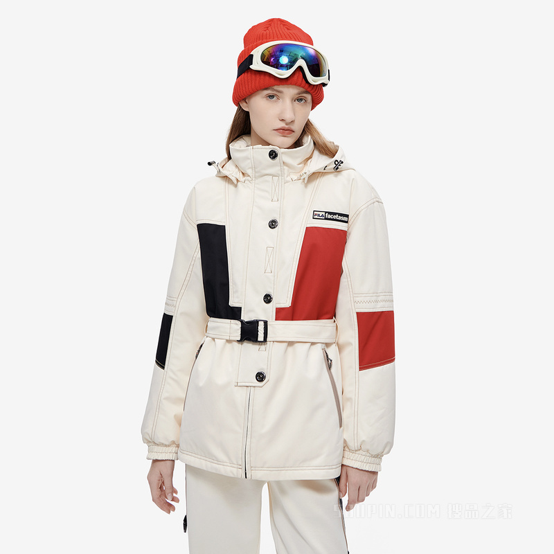 FILA X FACETASM联名欧阳娜娜同款女子中长羽绒服