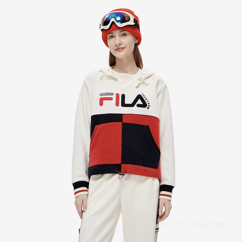 FILA X FACETASM联名女子连帽卫衣