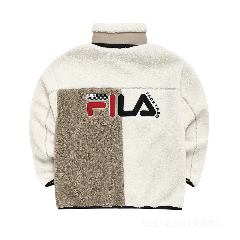 FILA X FACETASM联名女子仿羊羔绒上衣