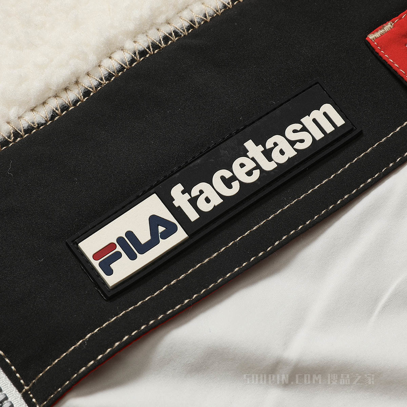 FILA X FACETASM联名女子仿羊羔绒上衣