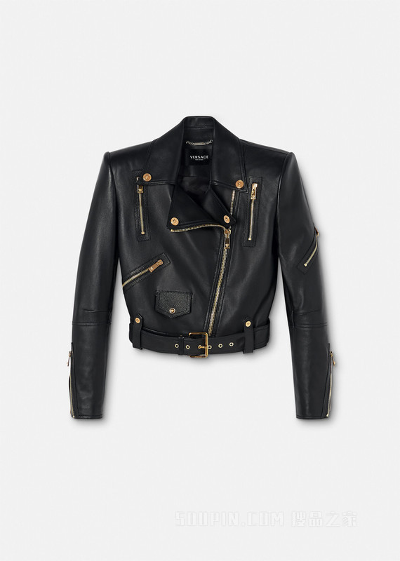 Medusa 皮革骑手夹克