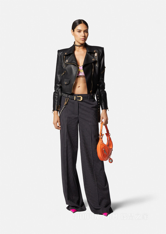 Medusa 皮革骑手夹克