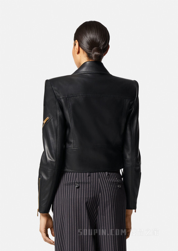 Medusa 皮革骑手夹克