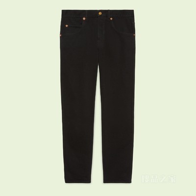 锥形牛仔裤 黑色