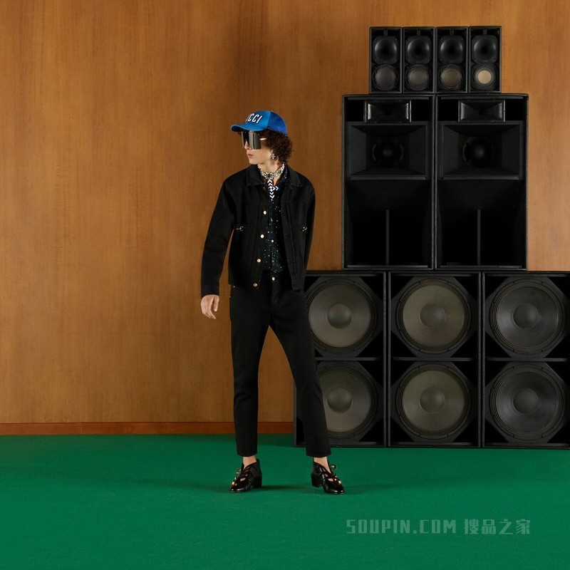 锥形牛仔裤 黑色