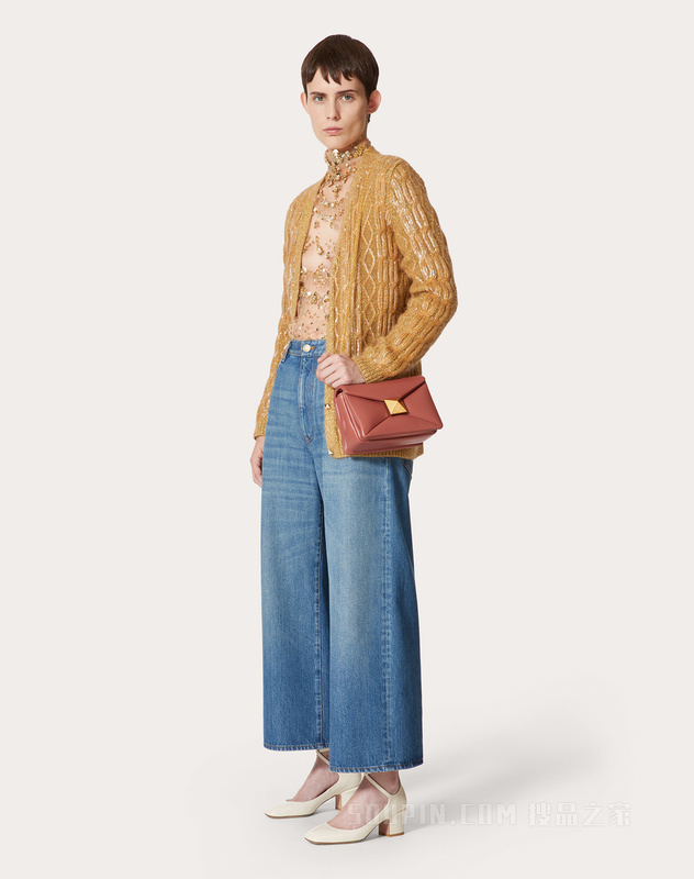 TULLE ILLUSIONE刺绣上衣