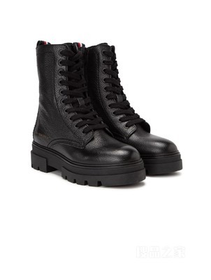 22新款秋冬女装时尚机车风拉链系带厚底马丁靴FW0FW06732