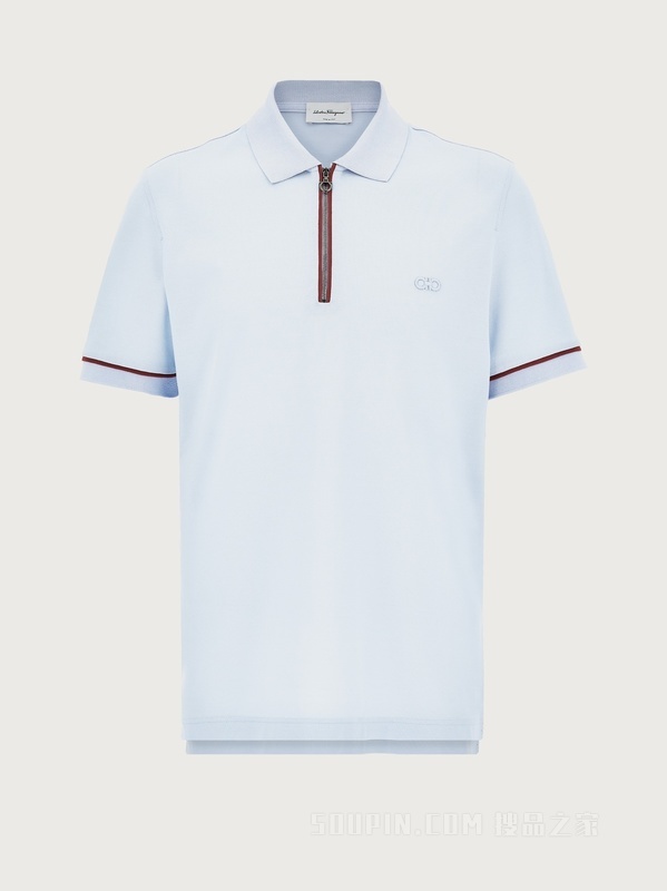 棉质珠地布POLO衫