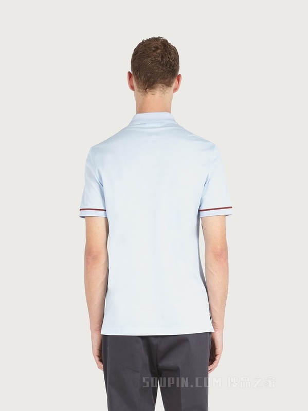 棉质珠地布POLO衫