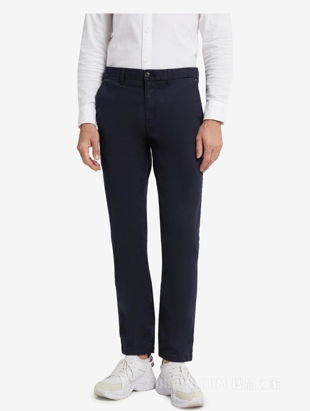22新款秋冬男装简约小绣标直筒微弹西装裤休闲裤02006