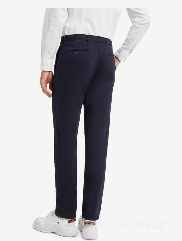 22新款秋冬男装简约小绣标直筒微弹西装裤休闲裤02006