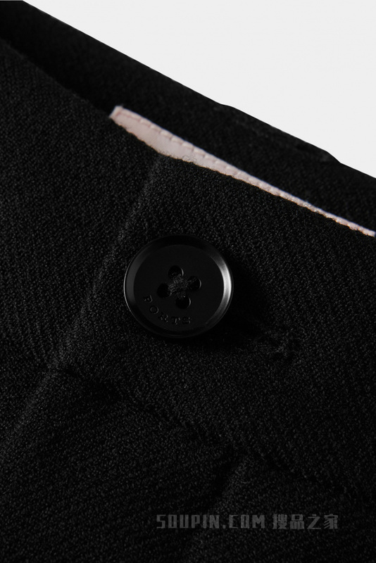 斜纹质感西装小脚裤