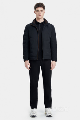 压胶充绒立领羽绒服