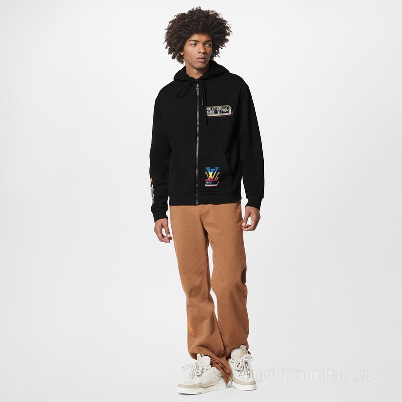 LV JAZZ MULTI LOGO 连帽衫