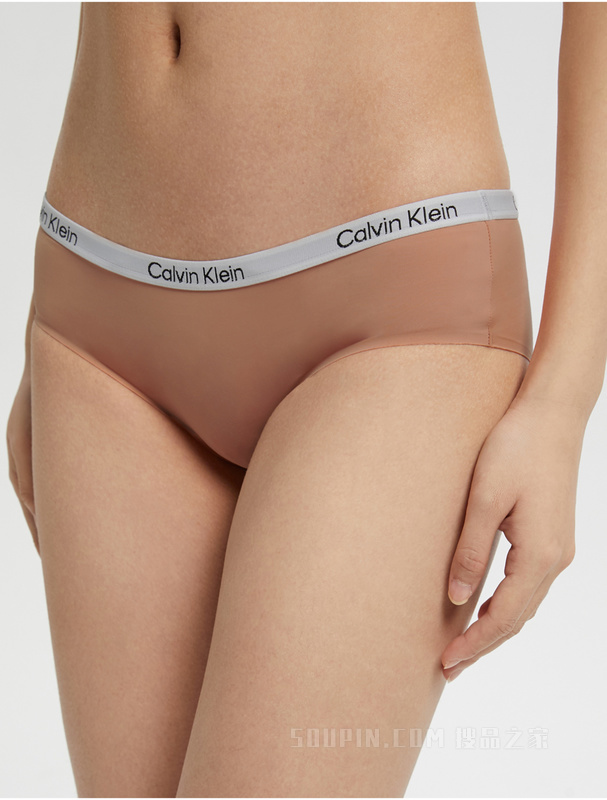 【焦点引力带】Calvin Klein 22秋冬女士舒适透气半包臀三角内裤QF6867AD