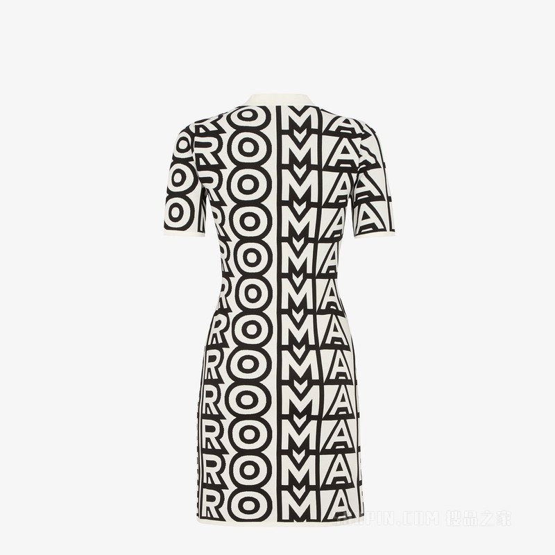 连衣裙 Fendi Roma胶囊系列双色针织连衣裙
