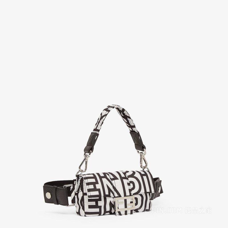 Baguette迷你手机包 Fendi Roma胶囊系列双色尼龙手机包
