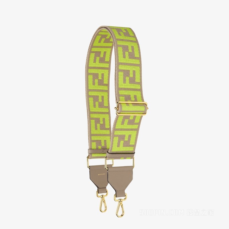 Strap You 鸽子灰FF提花织带肩带