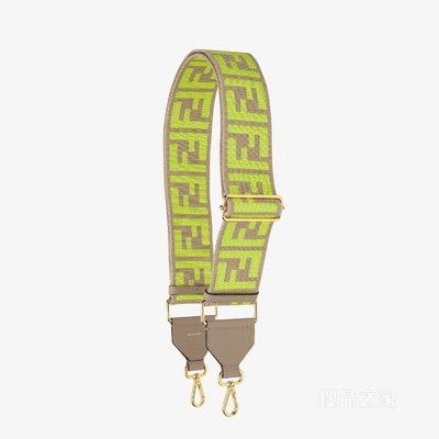 Strap You 鸽子灰FF提花织带肩带