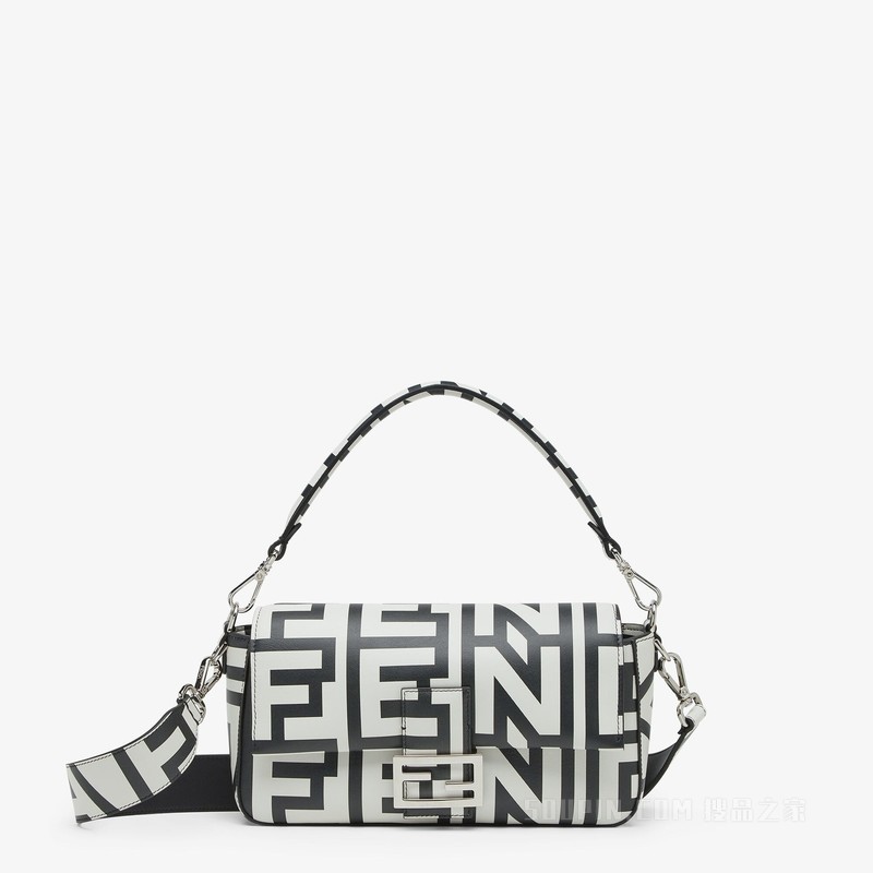 Baguette手袋 Fendi Roma胶囊系列双色皮革包袋