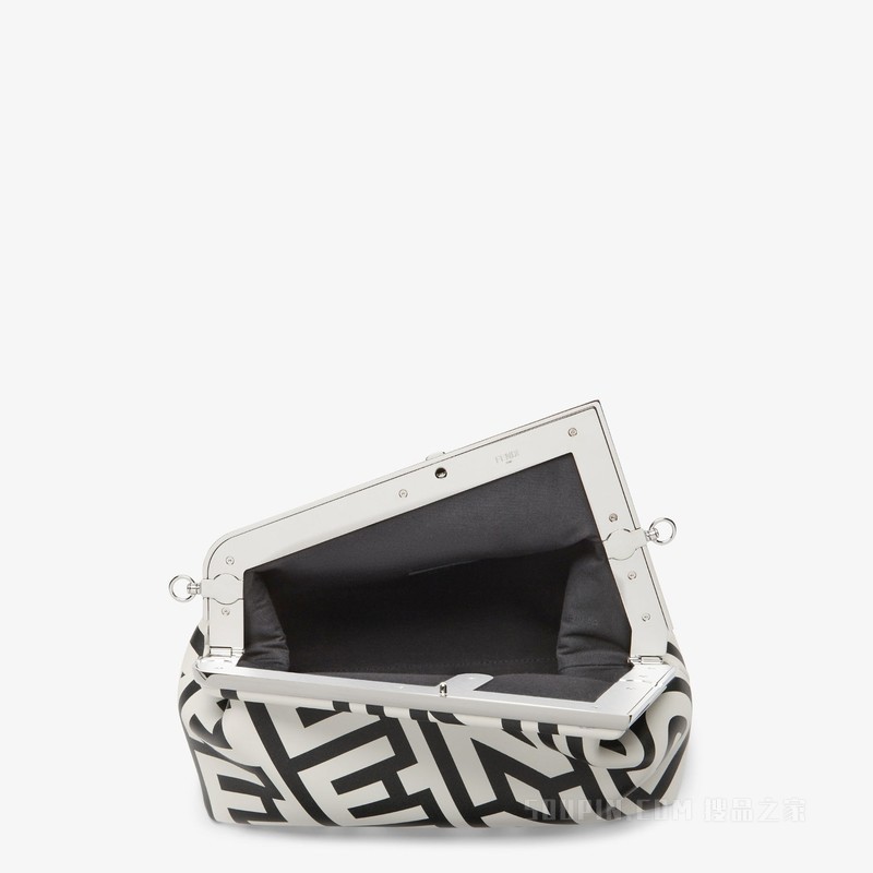 Fendi First Midi手袋 Fendi Roma胶囊系列双色印花纳帕皮包袋