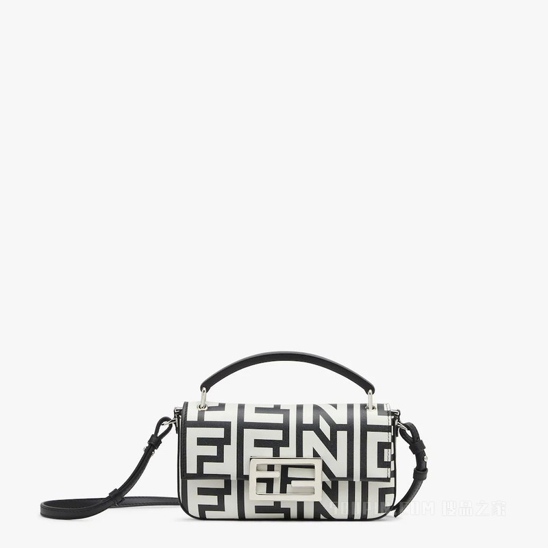 Baguette手机包 Fendi Roma胶囊系列双色纳帕皮小袋