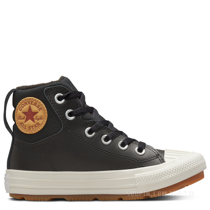 【CONVERSE/匡威】【小童】All Star Berkshire Boot儿童休闲鞋 中性 黑色 371522C001-搜品之家