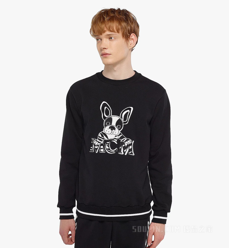 Men’s M Pup Logo Sweatshirt in Organic Cotton