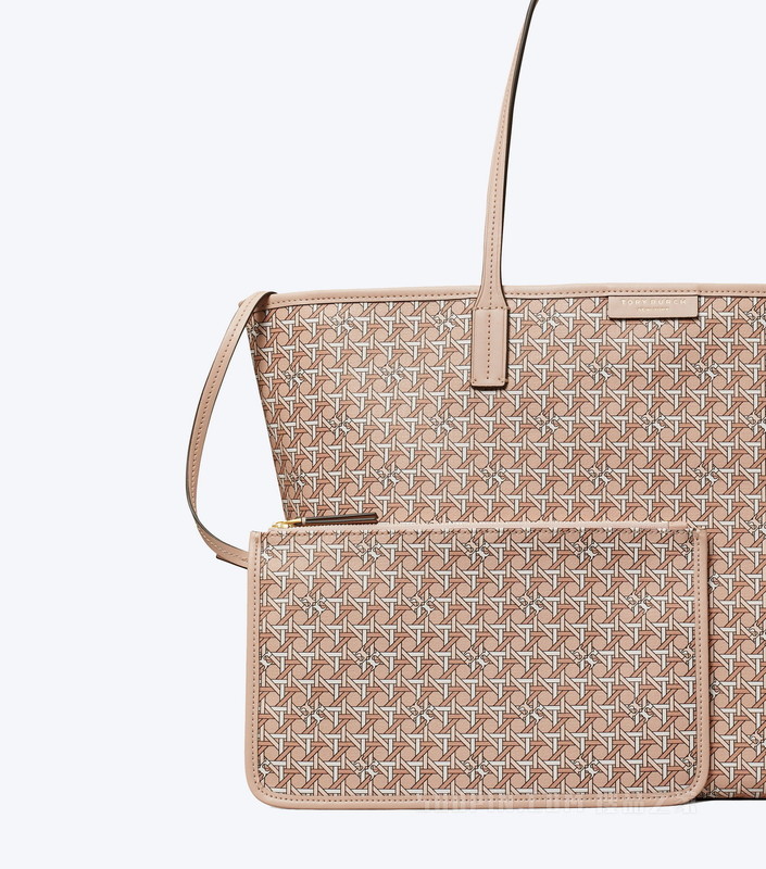 Ever-Ready 拉链托特包 桃红色