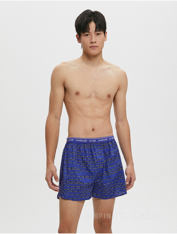 【One有引力带】Calvin Klein 22秋冬男全棉透气满印宽松平角内裤NB2998