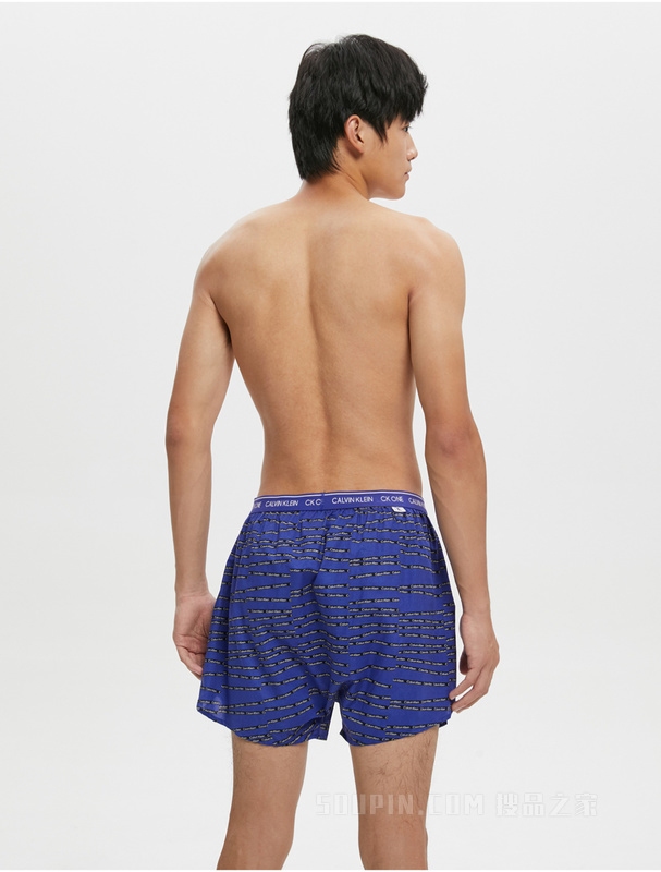 【One有引力带】Calvin Klein 22秋冬男全棉透气满印宽松平角内裤NB2998