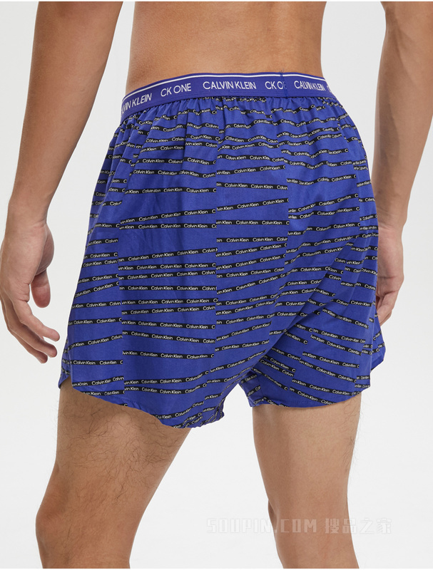 【One有引力带】Calvin Klein 22秋冬男全棉透气满印宽松平角内裤NB2998