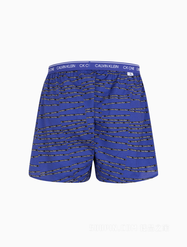 【One有引力带】Calvin Klein 22秋冬男全棉透气满印宽松平角内裤NB2998