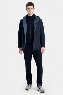 中长款连帽羽绒服