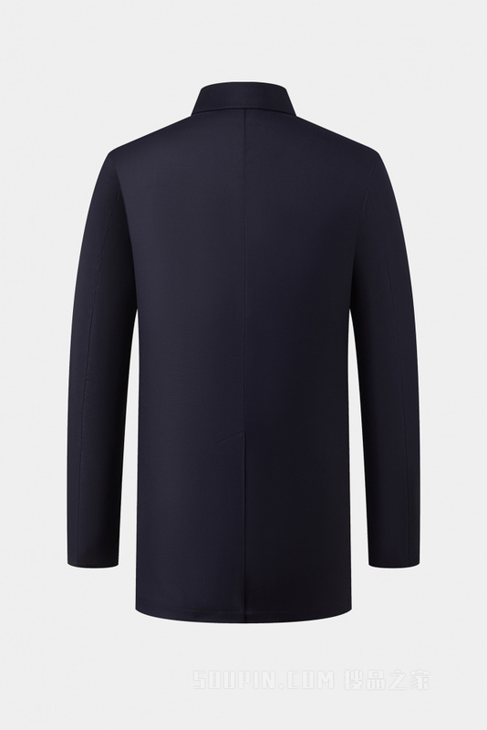 中长款翻领大衣