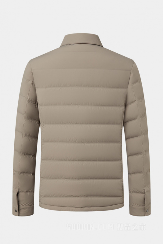 衬衫版型休闲羽绒服