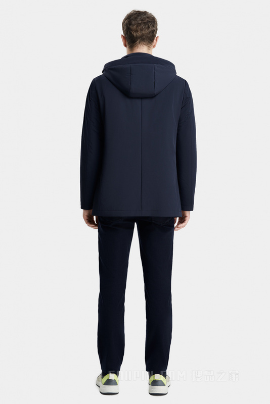 藏青色可拆卸内胆尼克服