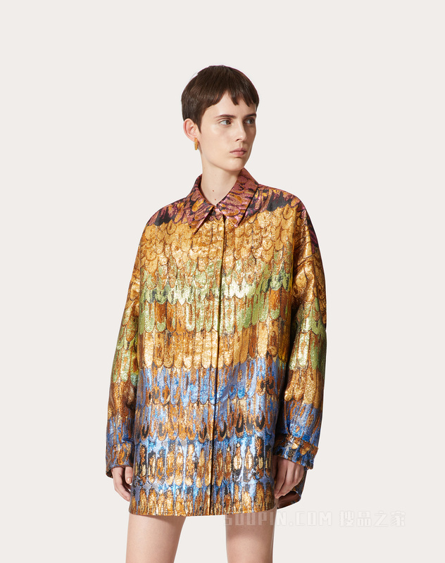 VALENTINO GOLDEN WINGS多色衬衫