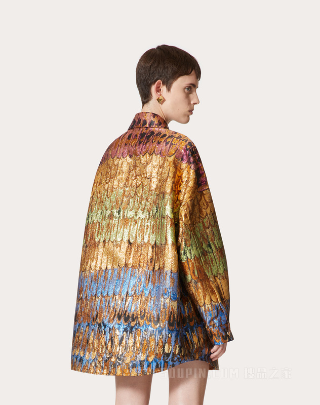 VALENTINO GOLDEN WINGS多色衬衫