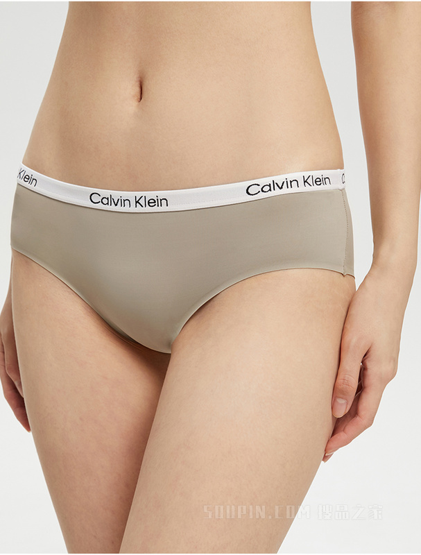 【焦点引力带】Calvin Klein 22秋冬女士舒适透气半包臀三角内裤QF6867AD