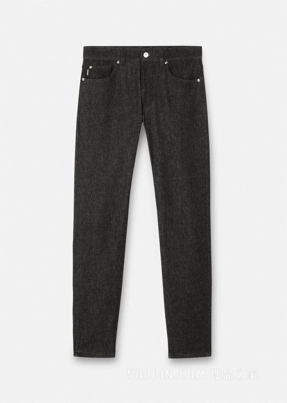 铆钉Medusa牛仔裤